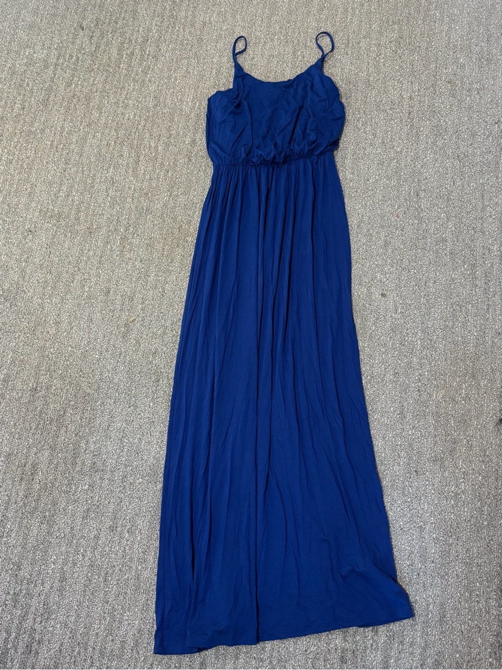 Lush Royal Blue Spaghetti-Strap Maxi Dress